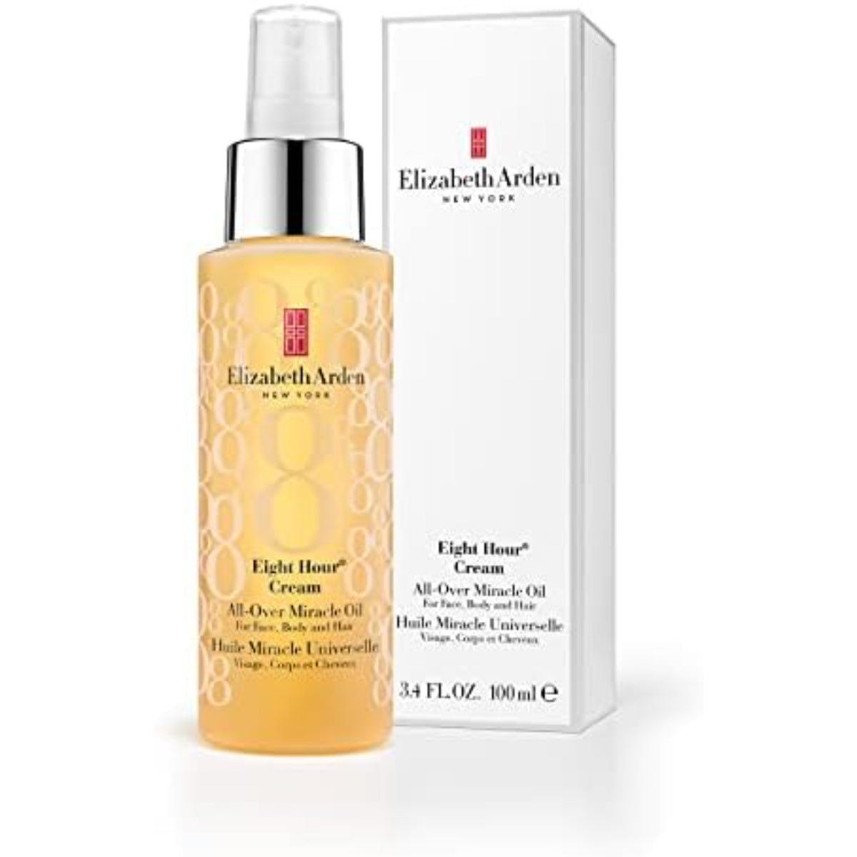 Eight Hour Miracle Oil Spray 100ml – Face, Body & Hair Moisturizer for Soothing, Firming, Hydration
