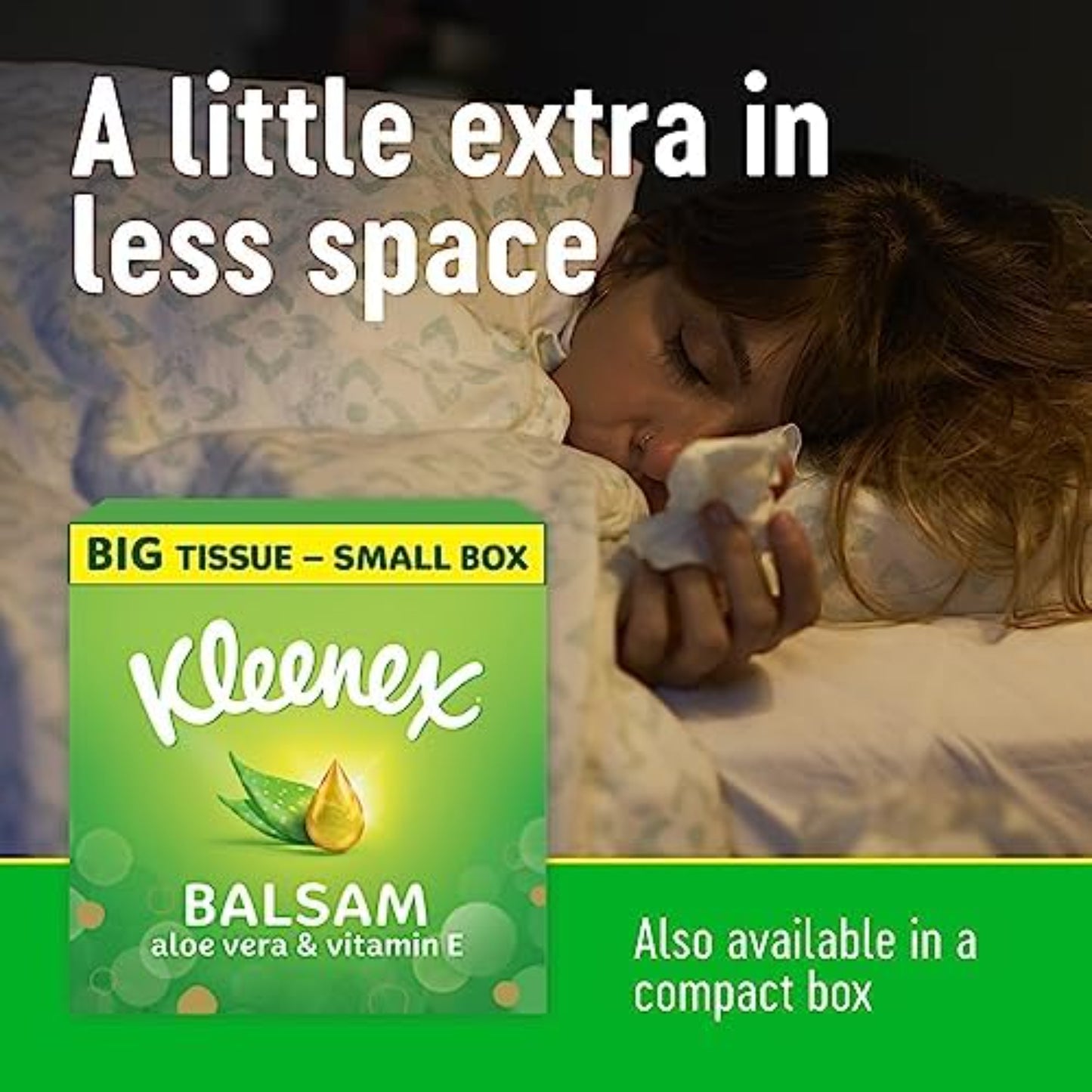 Balsam Facial Tissues – Pack of 12 Boxes – Soothing Balm Tissues with Aloe Vera, Vitamin E and Calendula