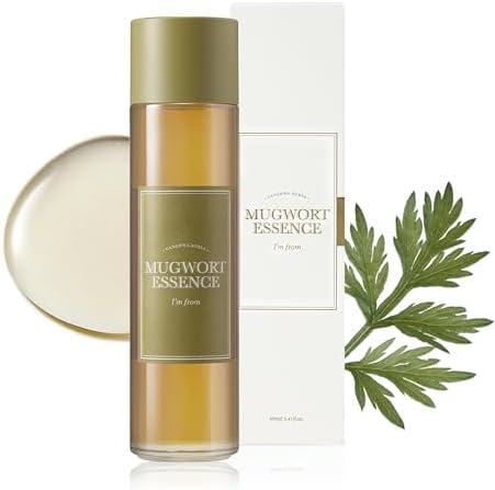 Mugwort Essence 5.4 fl oz – 100% Vegan, Soothes Sensitive Skin, Redness Relief, Hydrating Toner
