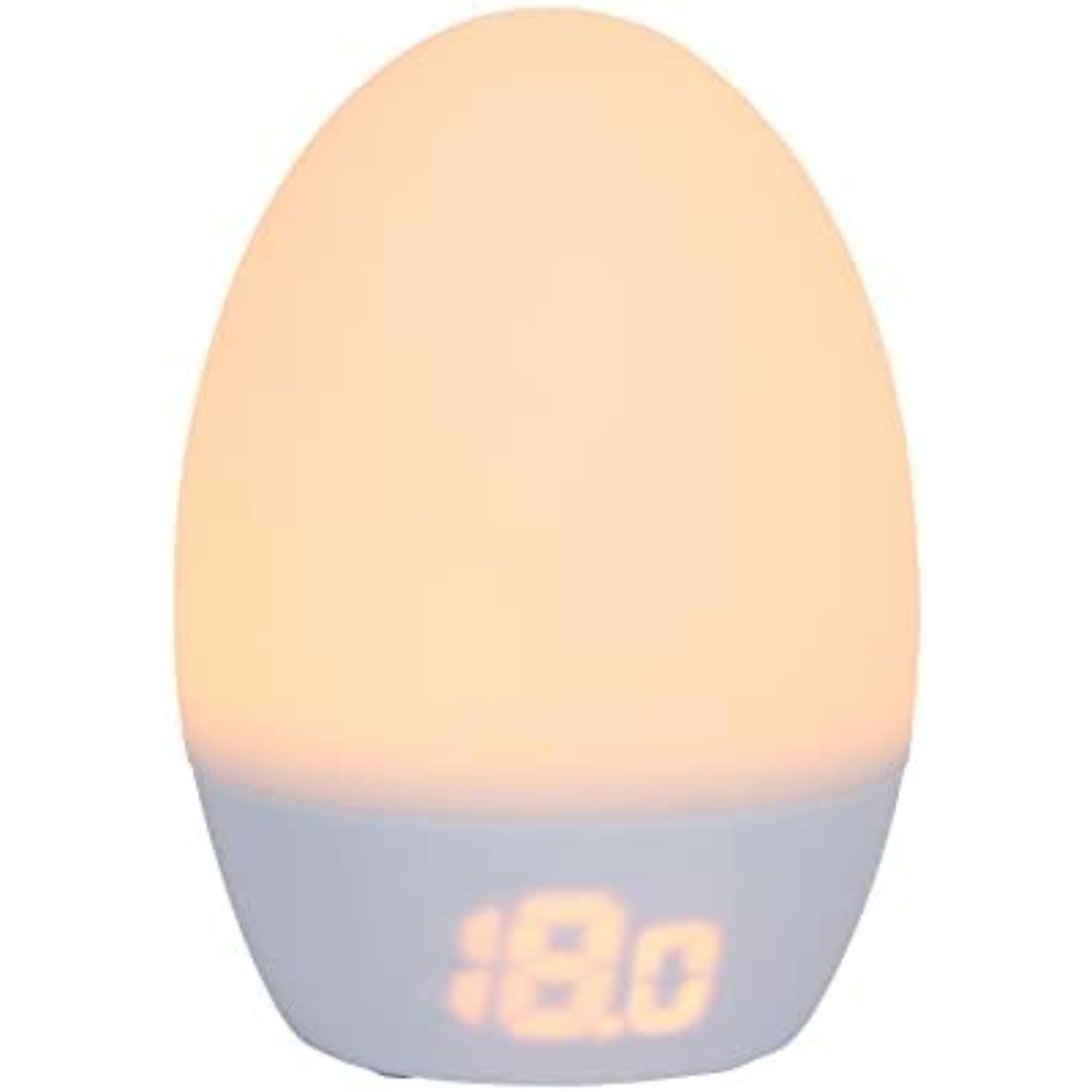 LED Colour-Changing Nightlight with Digital Room Temperature Display – Adjustable Brightness, USB Rechargeable, Silicone Shell
