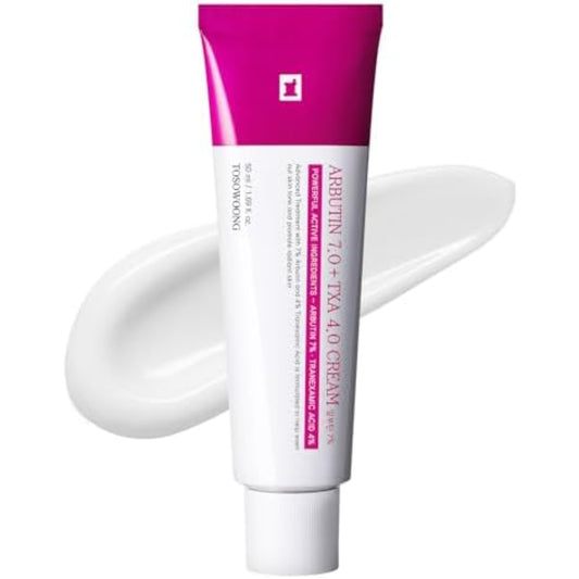 Dark Spot Correcting Cream with 7% Arbutin & 4% Tranexamic Acid – 50ml Korean Skincare for Pigmentation, Freckles, Blemishes