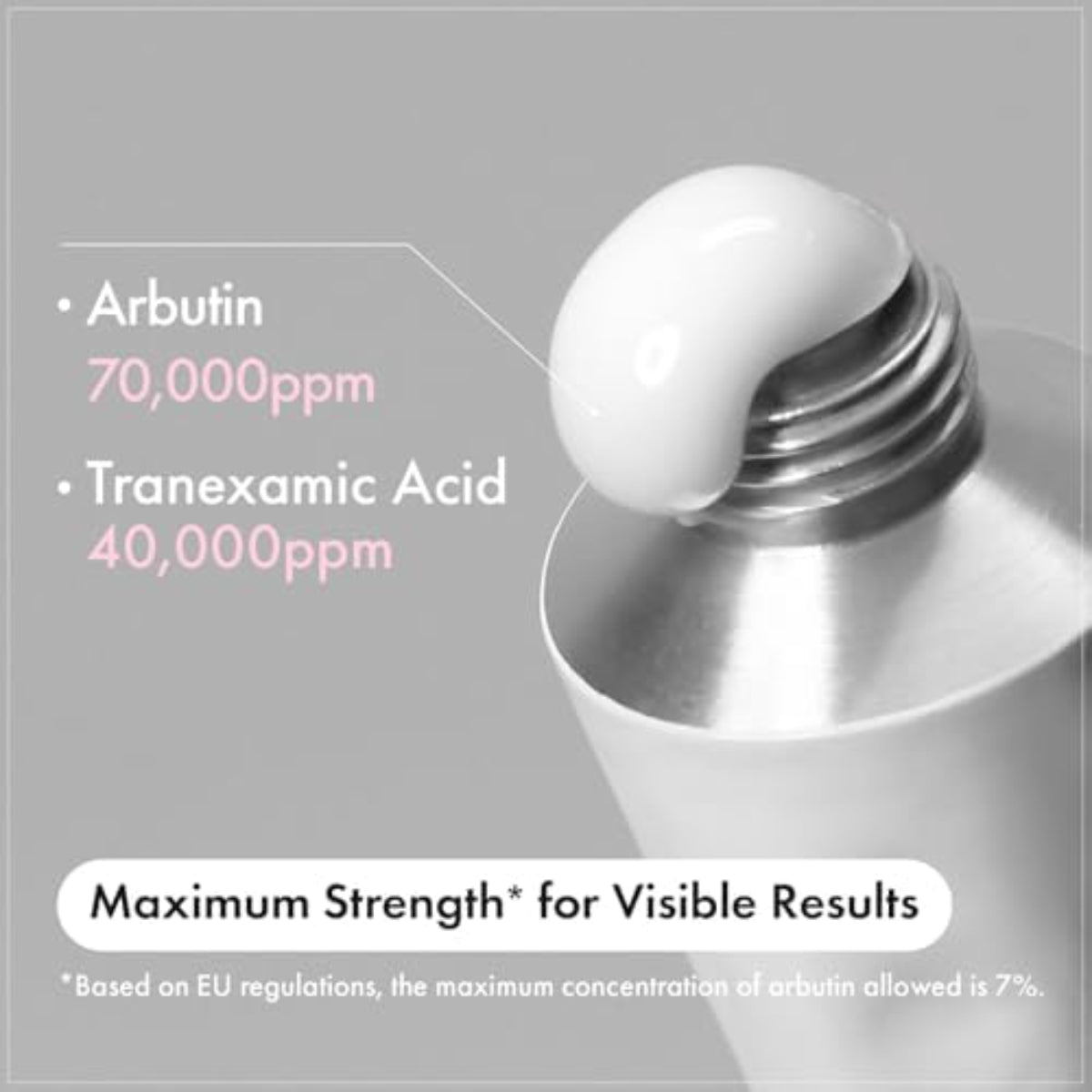 Dark Spot Correcting Cream with 7% Arbutin & 4% Tranexamic Acid – 50ml Korean Skincare for Pigmentation, Freckles, Blemishes