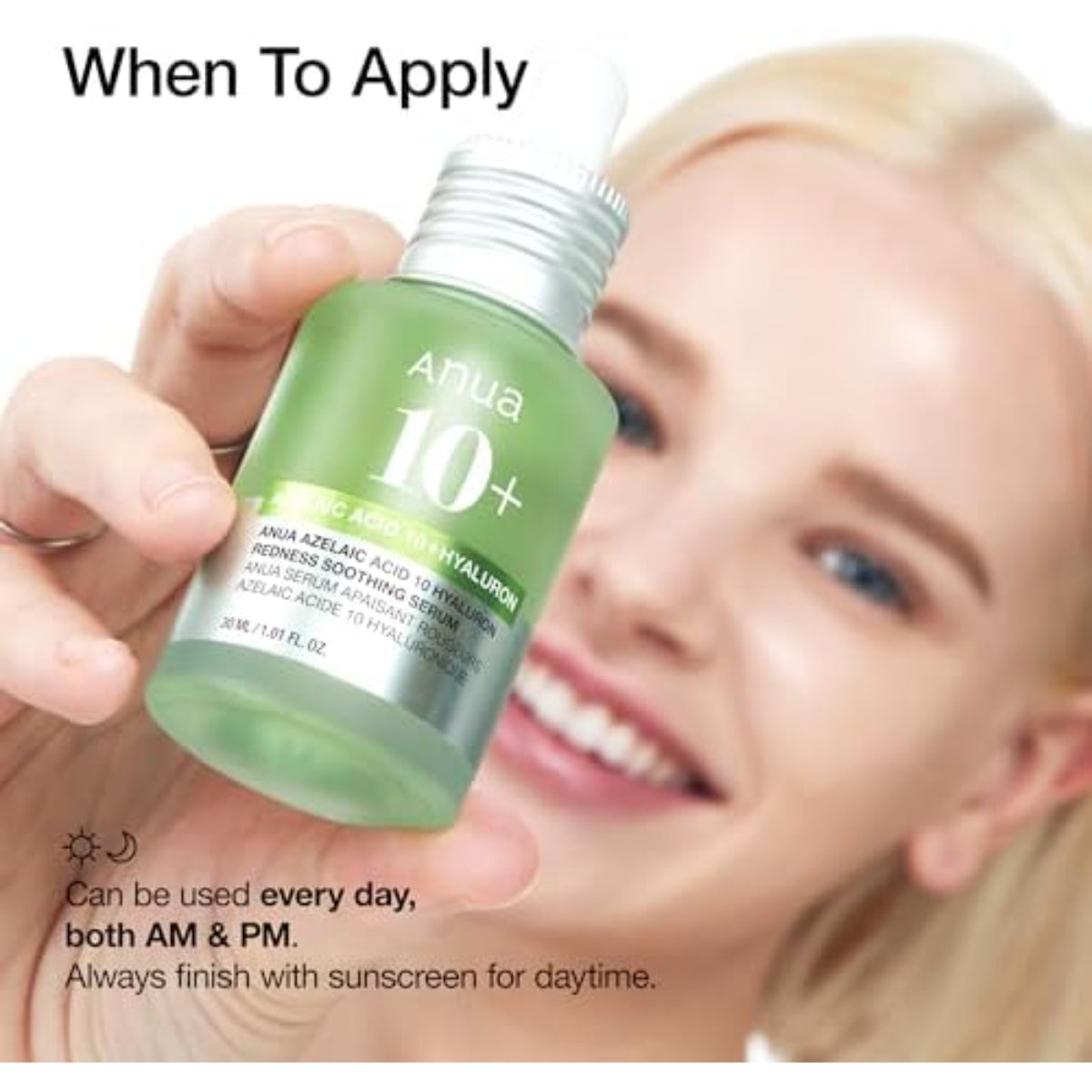 Azelaic Acid 10 Serum – Redness Soothing, Hyaluronic Acid, Niacinamide, Vegan Korean Skincare 30ml